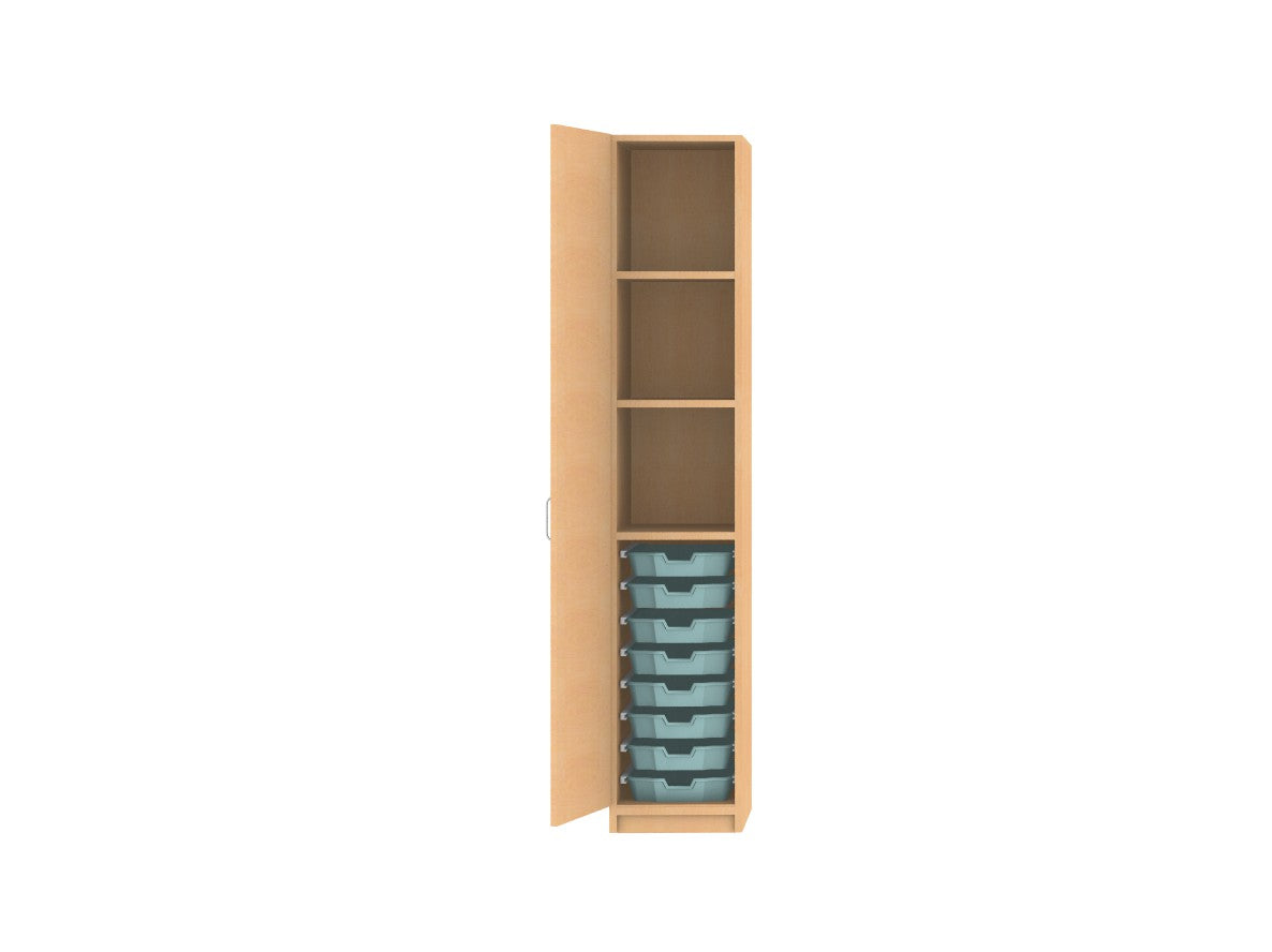 Materialschrank für 8 CS1 oder 4 CS2 Boxen
