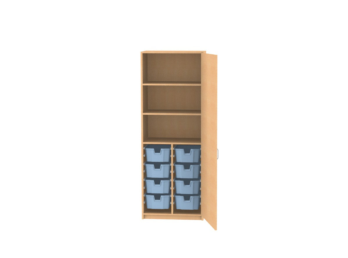 Materialschrank für 16 CS1 oder 8 CS2 Boxen