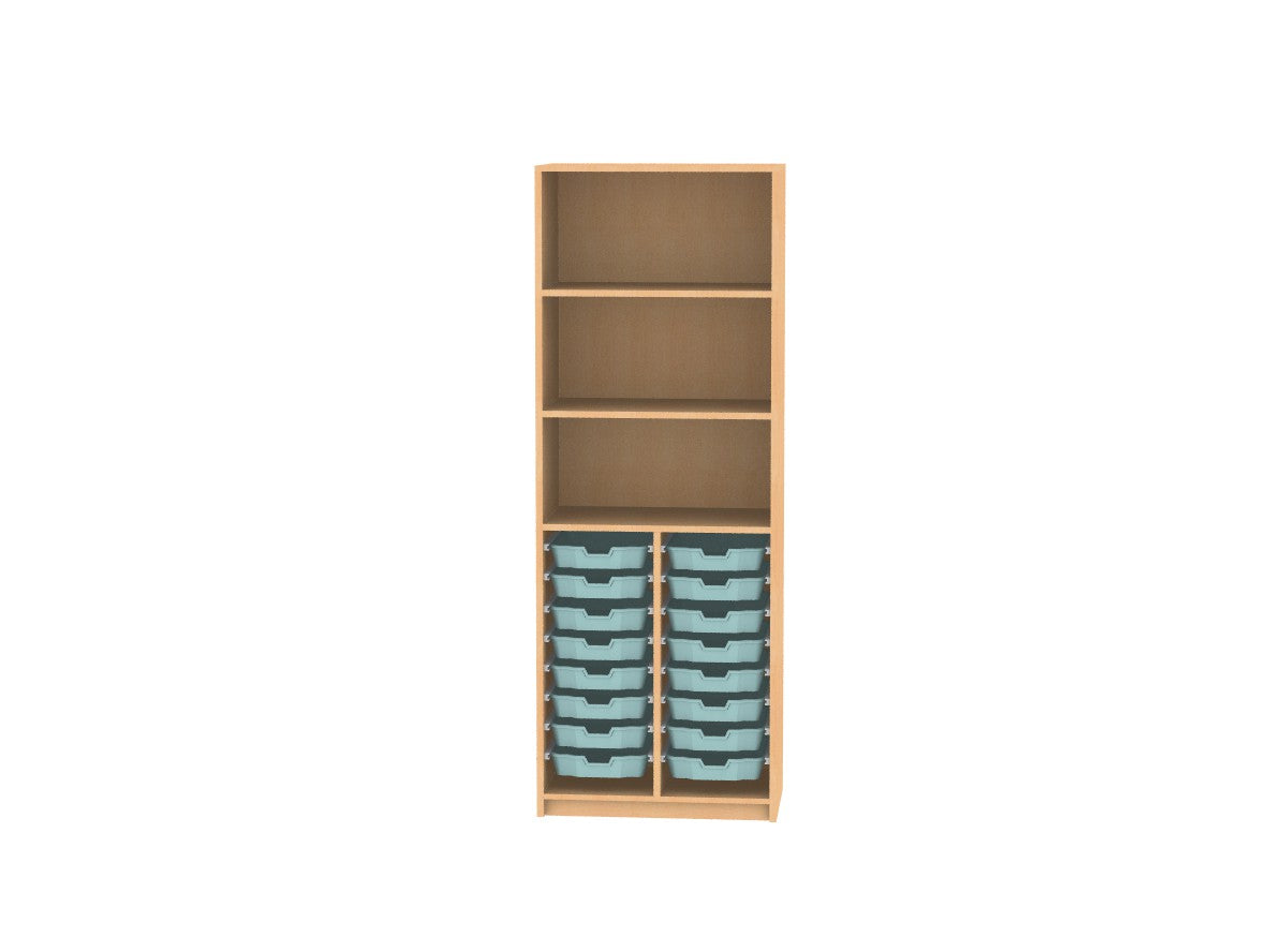 Materialschrank für 16 CS1 oder 8 CS2 Boxen