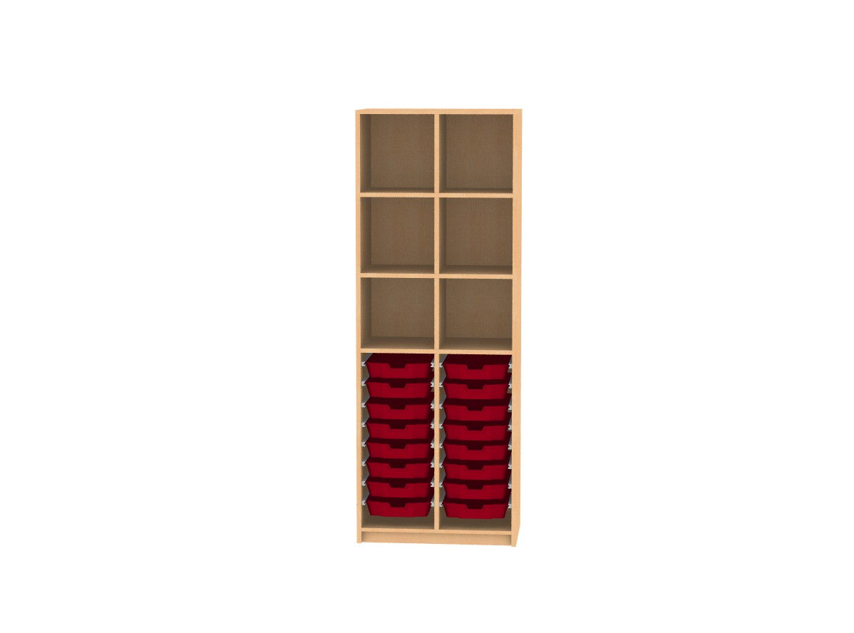Materialschrank für 16 CS1 oder 8 CS2 Boxen