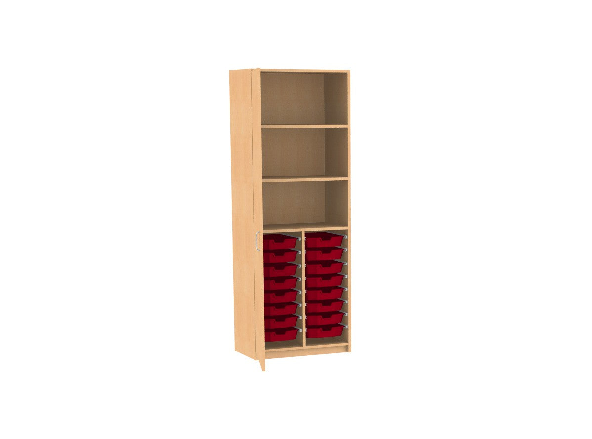 Materialschrank für 16 CS1 oder 8 CS2 Boxen