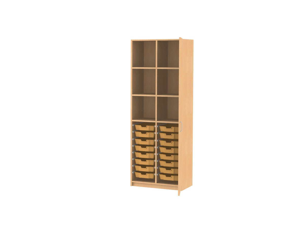 Materialschrank für 16 CS1 oder 8 CS2 Boxen