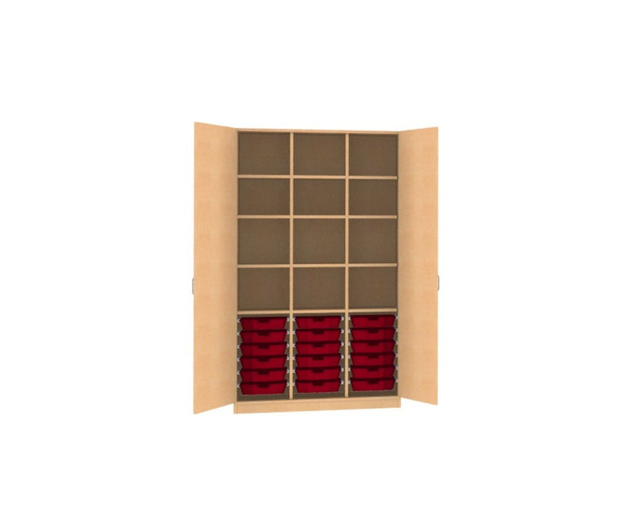 Materialschrank für 18 CS1 oder 9 CS2 Boxen