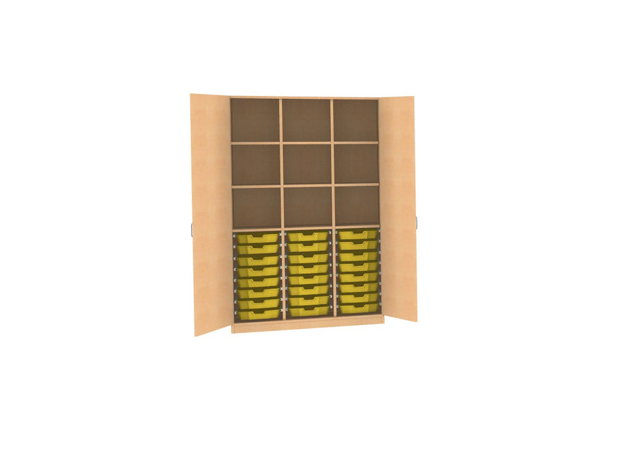 Materialschrank für 24 CS1 oder 12 CS2 Boxen