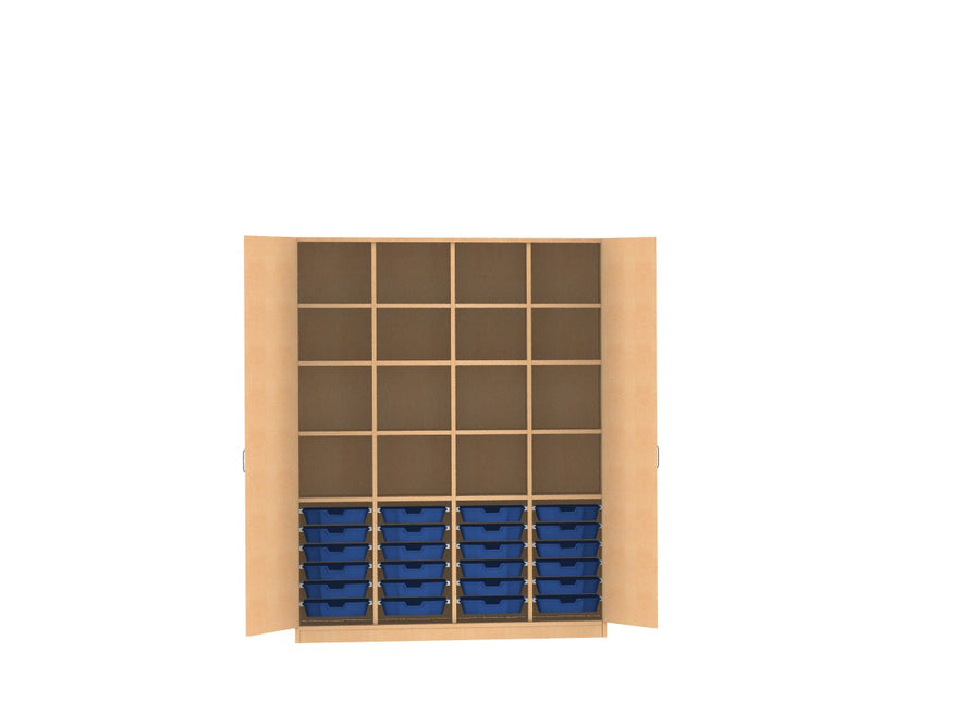 Materialschrank für 24 CS1 oder 12 CS2 Boxen