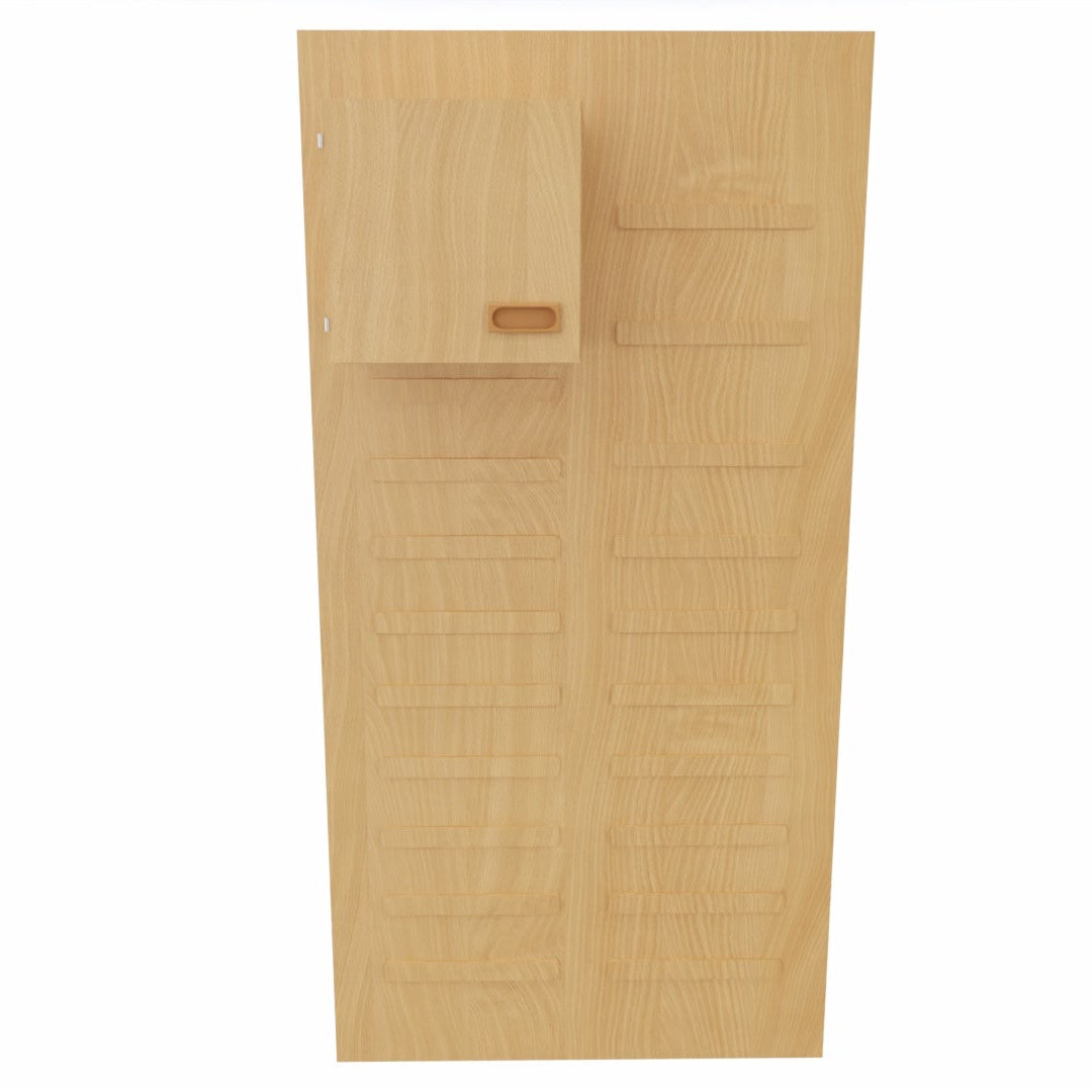 Möbel für Kindergarten aus Holz Wandarbeitsplatz ModulaMaxx zur variablen Gestaltung zum Spielen Malen oder Basteln