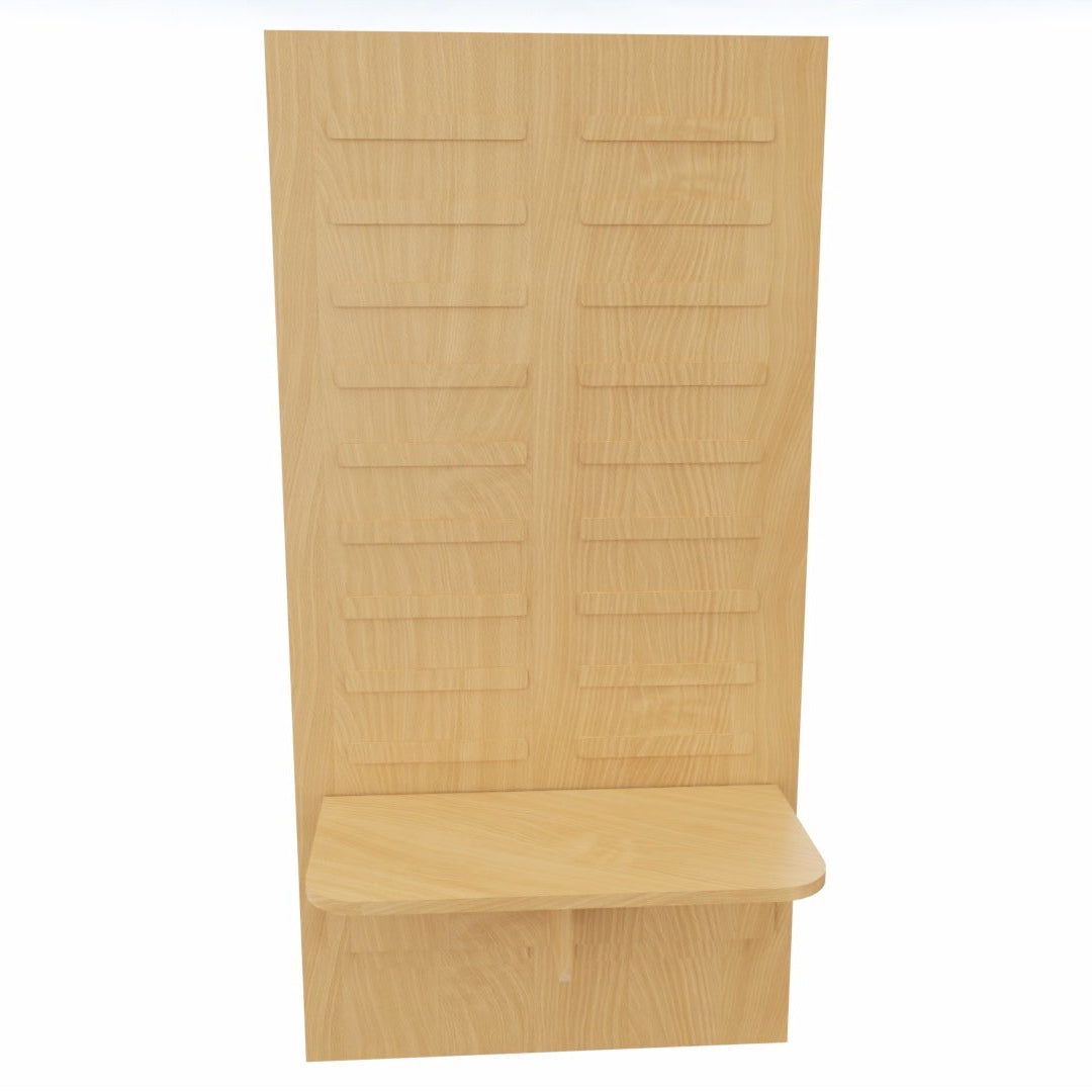 Möbel für Kindergarten aus Holz Wandarbeitsplatz ModulaMaxx zur variablen Gestaltung zum Spielen Malen oder Basteln