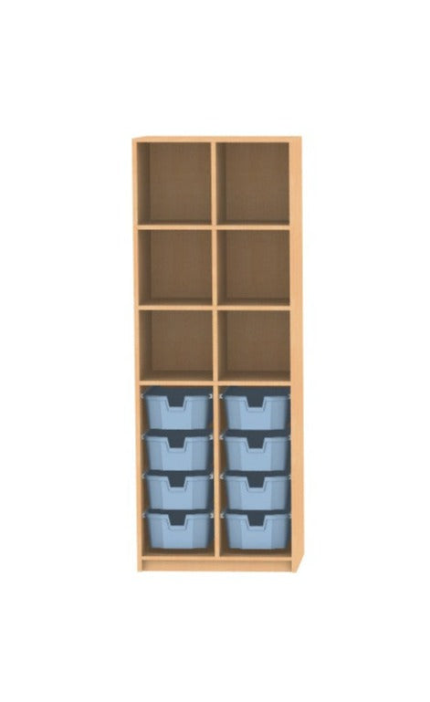 Materialschrank mit 8 CS2 Boxen