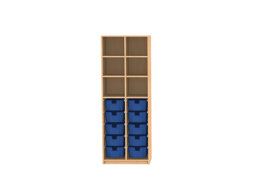Materialschrank mit 10 CS 2 Boxen