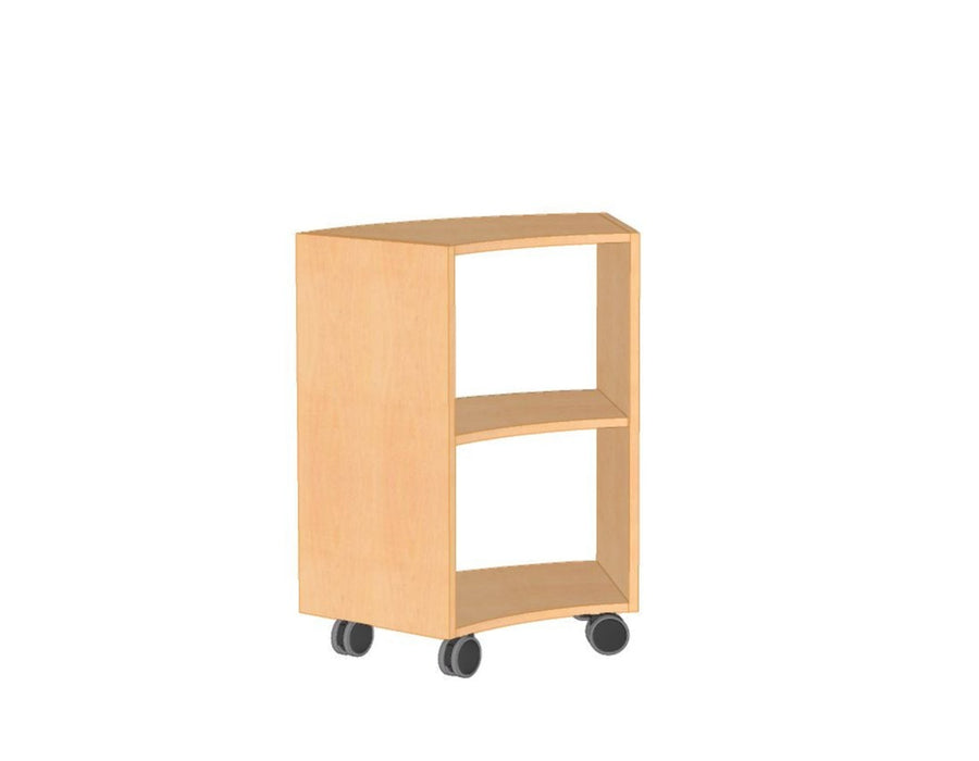 Sechstelkreisschrank ohne Rückwand