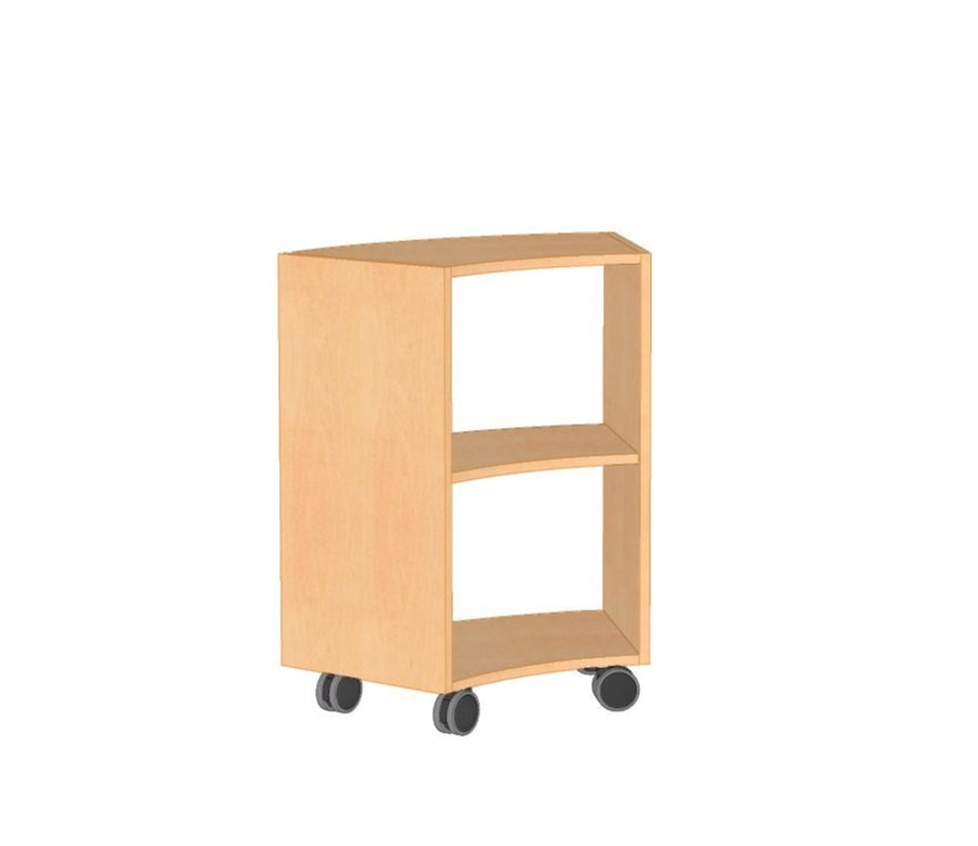 Sechstelkreisschrank ohne Rückwand