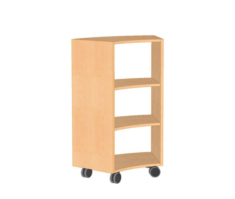 Sechstelkreisschrank ohne Rückwand